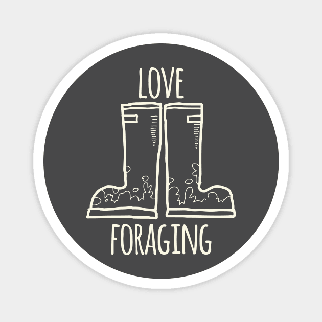 Love Foraging Magnet by daviz_industries